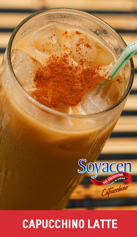 Receta de Capuchino Latte con Soyacen