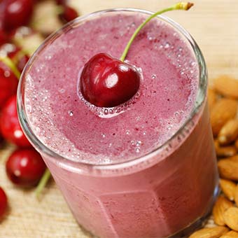 Receta de Smoothie de Cereza y Almendra