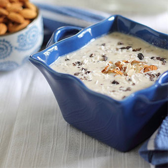 Receta de avena a la almendra con Soyacen