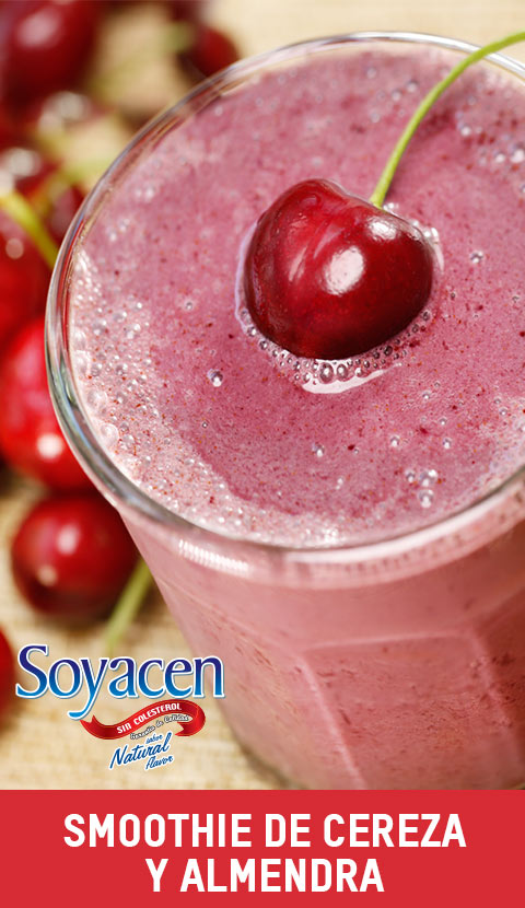 Receta de Smoothie de Cereza y Almendra