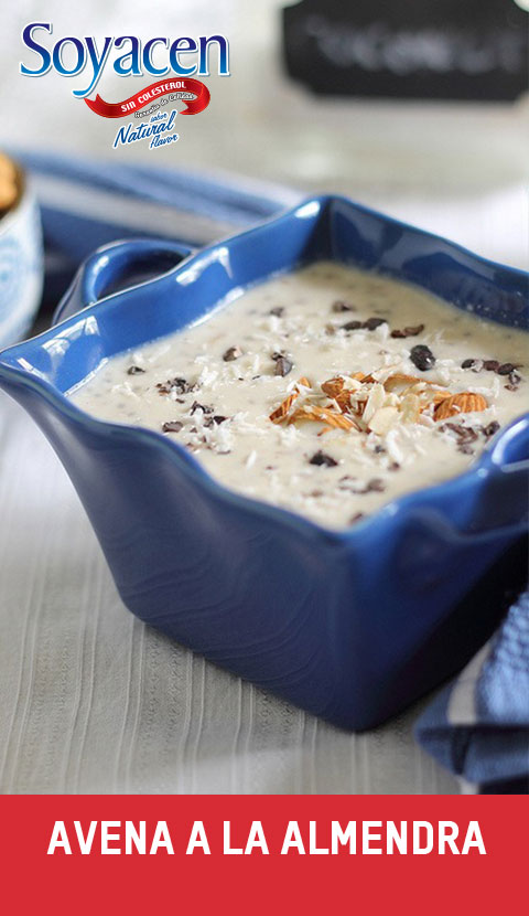 Receta de Avena a la Almendrada con Soyacen