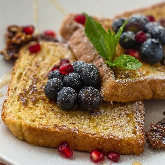 Receta de pan francés con miel de maple PRONACEN