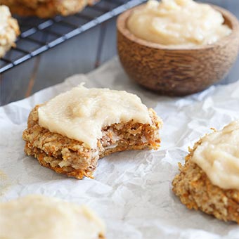 Receta de galletas de zanahoria con Soyacen
