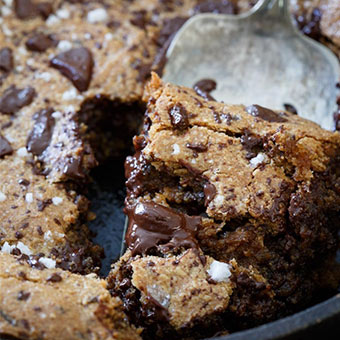 Receta de pastel de chispas de chocolate con Soyacen