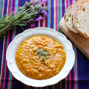 Receta de sopa de Quinoa y Calabaza