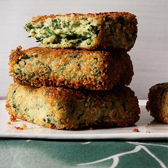 Receta de Croquetas de Quinoa y Espinacas