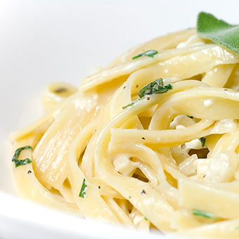 Receta de fetuccini alfredo