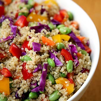 Receta de Ensalada de Quinoa con Jengibre