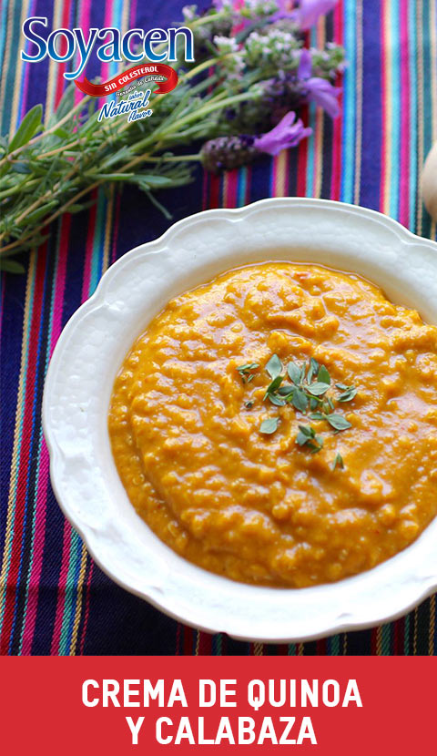Receta de Crema de Quinoa y Calabaza