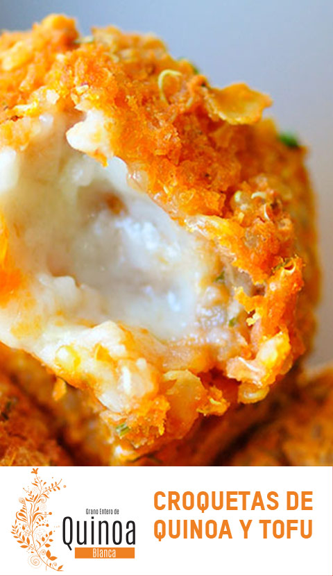 Receta de Croquetas de Quinoa y Tofu