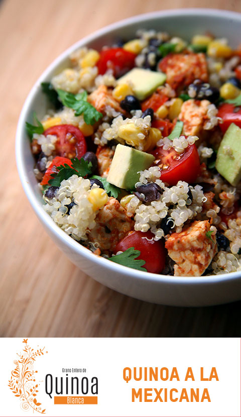 Receta de Quinoa a la Mexicana