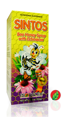 Jarabe de miel de abeja para la tos con equinacea