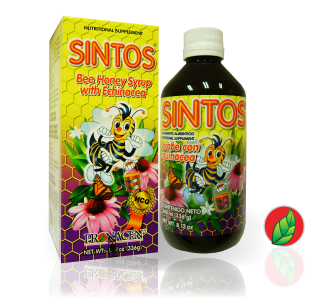 Jarabe de miel con equinacea para la tos