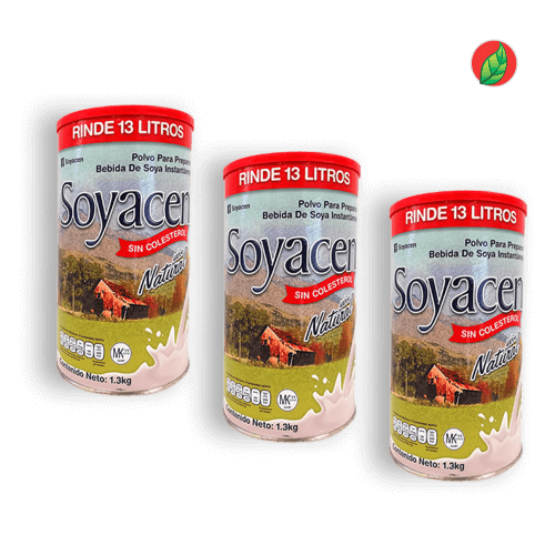 Promoción Especial Soyacen 3 Botes de 1.3kg