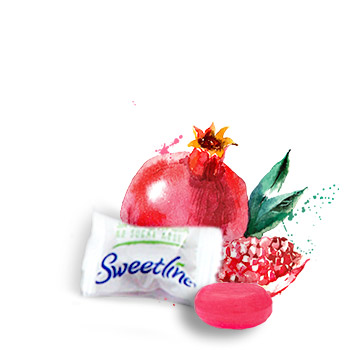 dulces para diabeticos sabor granada