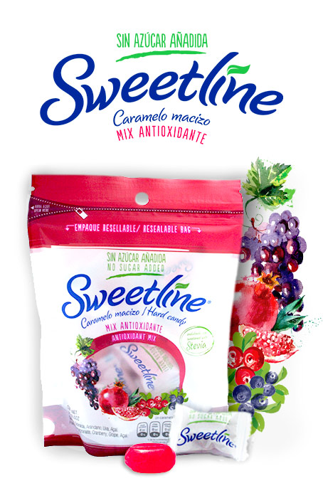 dulces para diabéticos Sweetline de PRONACEN