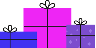 Wrapped gifts illustration