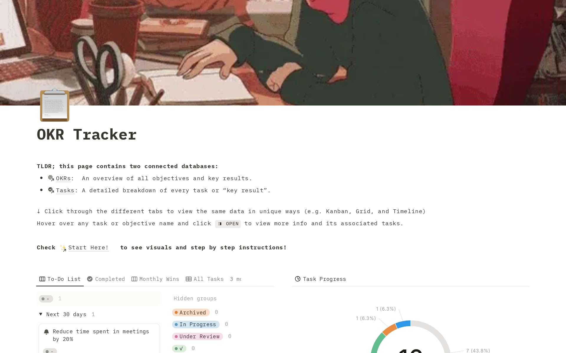 OKR Tracker: Simplify Your Goals and Tasks のプレビュー