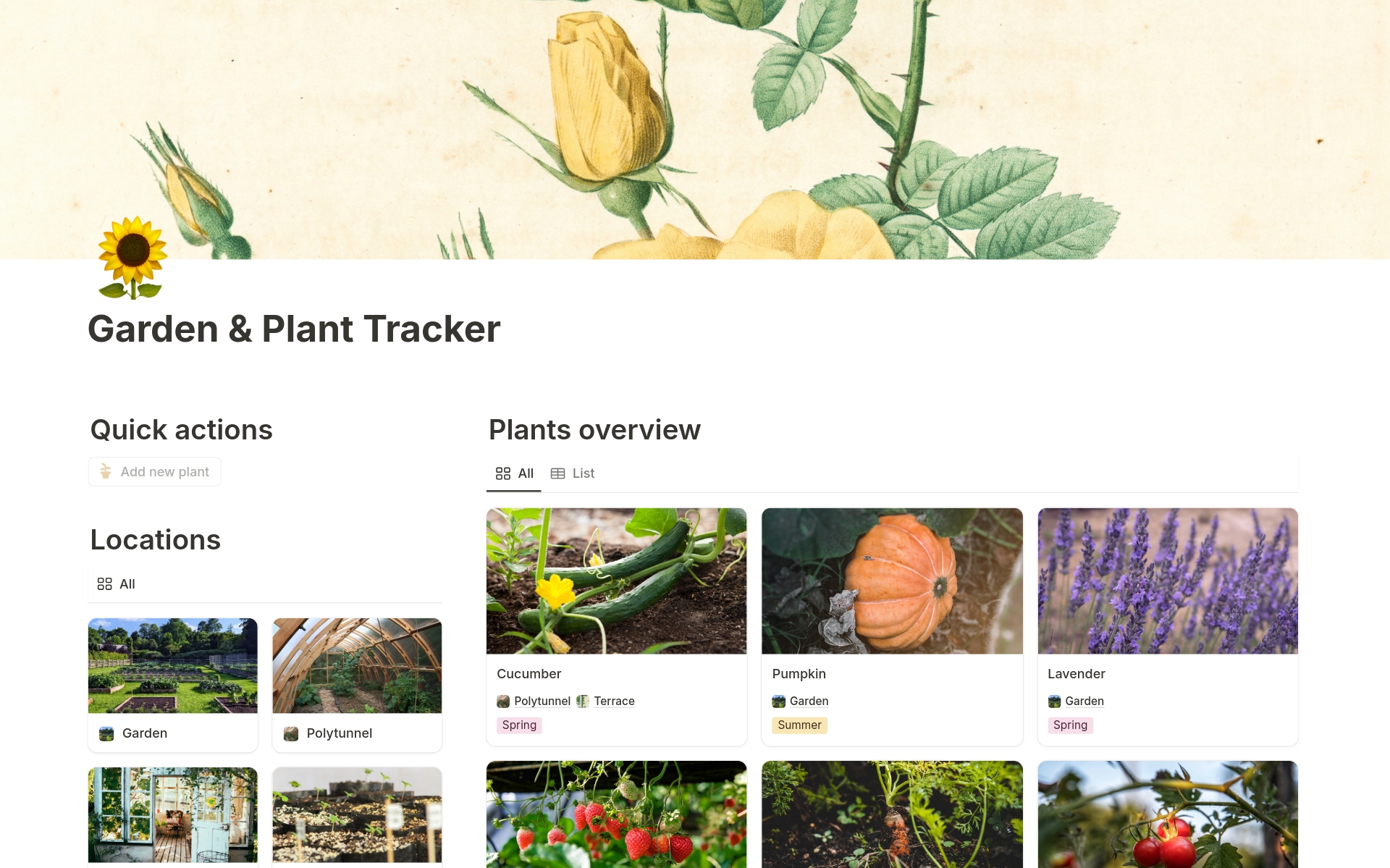 Garden & Plant Tracker のプレビュー