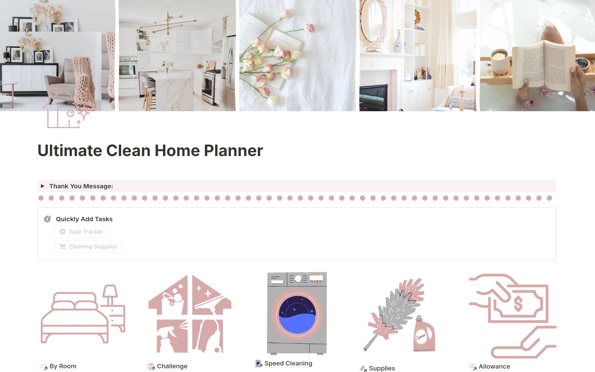 Family Chore Chart & Cleaning Schedule のプレビュー