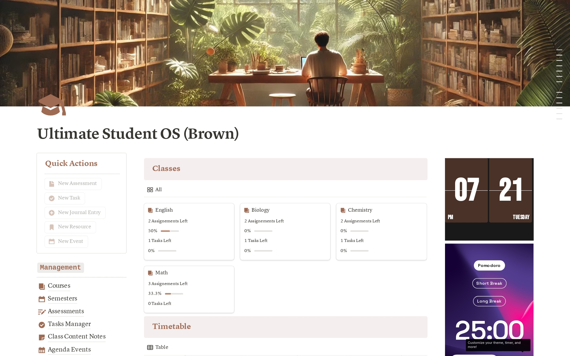 Ultimate Student OS のプレビュー