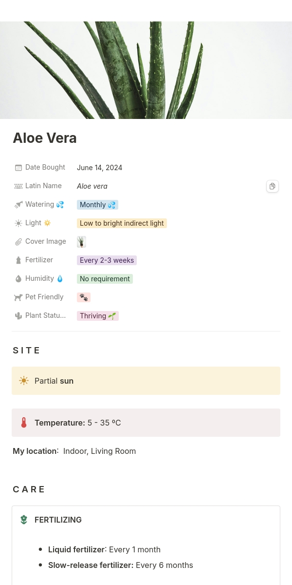 Plant Tracker & Garden Schedule