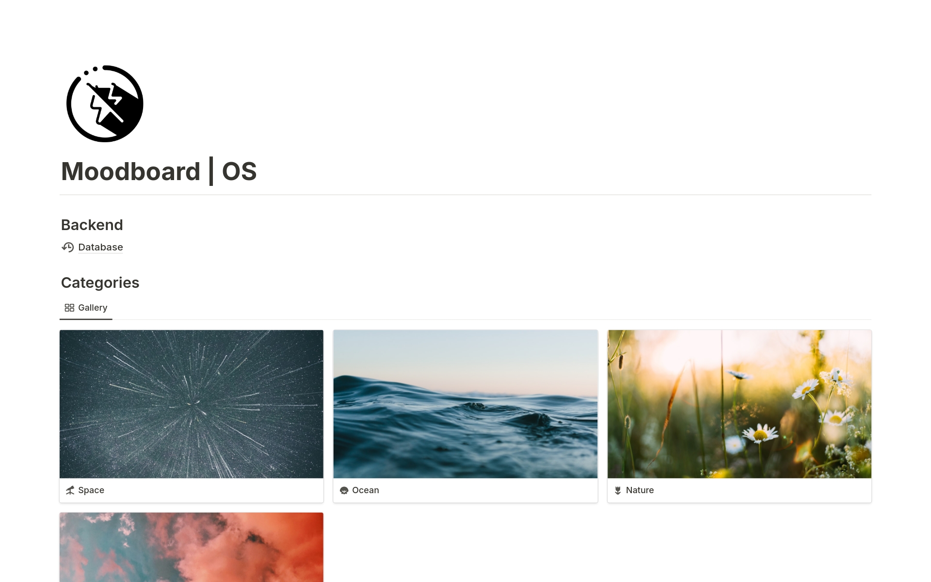 Moodboard | OS Template by Thesauros | Notion Marketplace