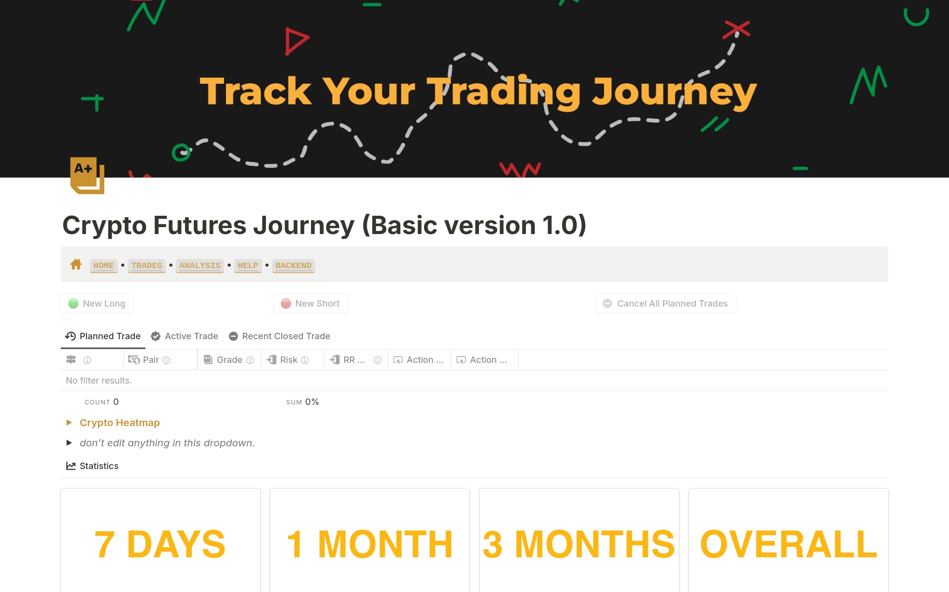 Crypto Futures Trading Journal (Basic version) Template by ian Xplore  Digital | Crypto Trading | Notion Marketplace