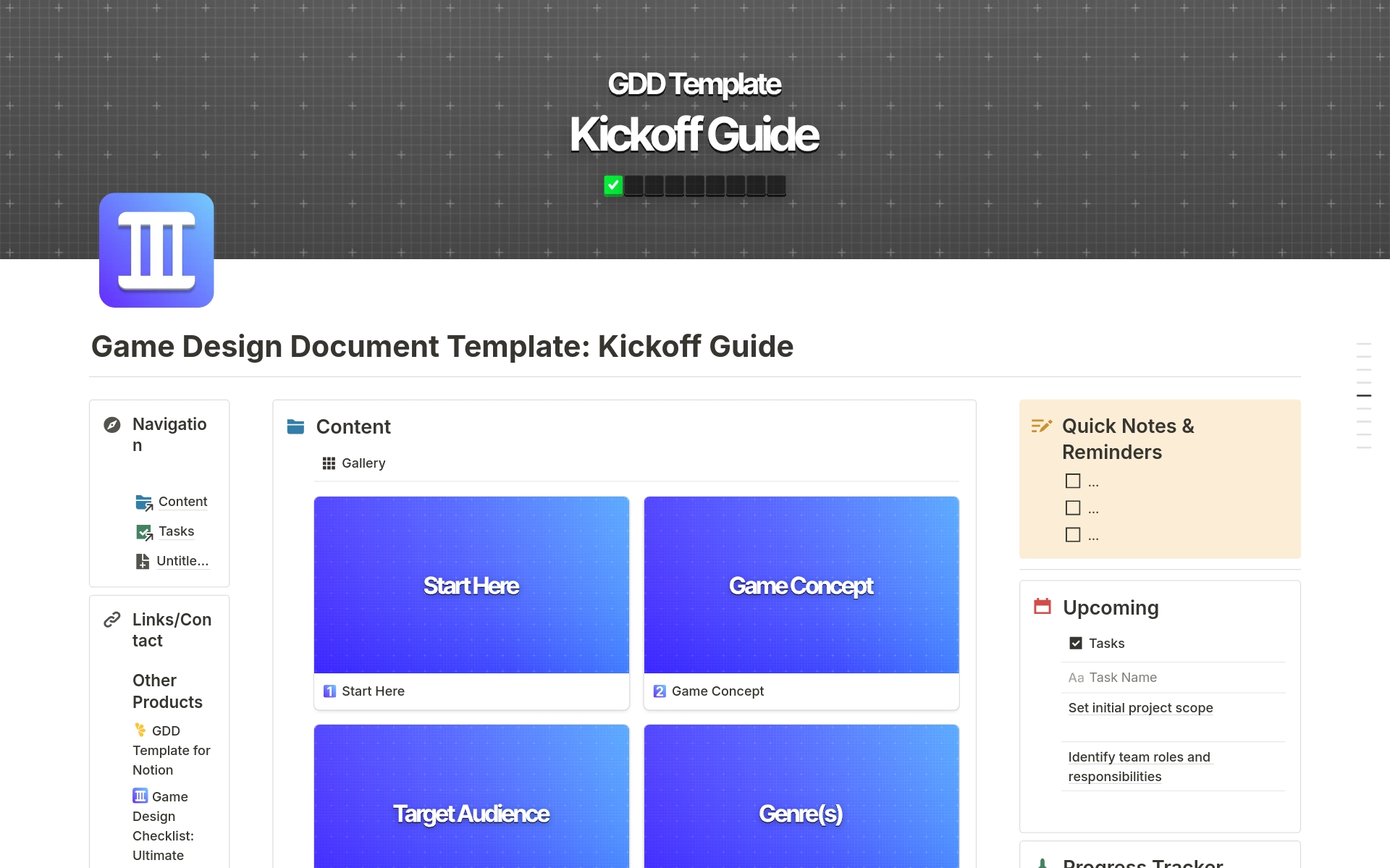 Game Design Document Example Game Design Document Template