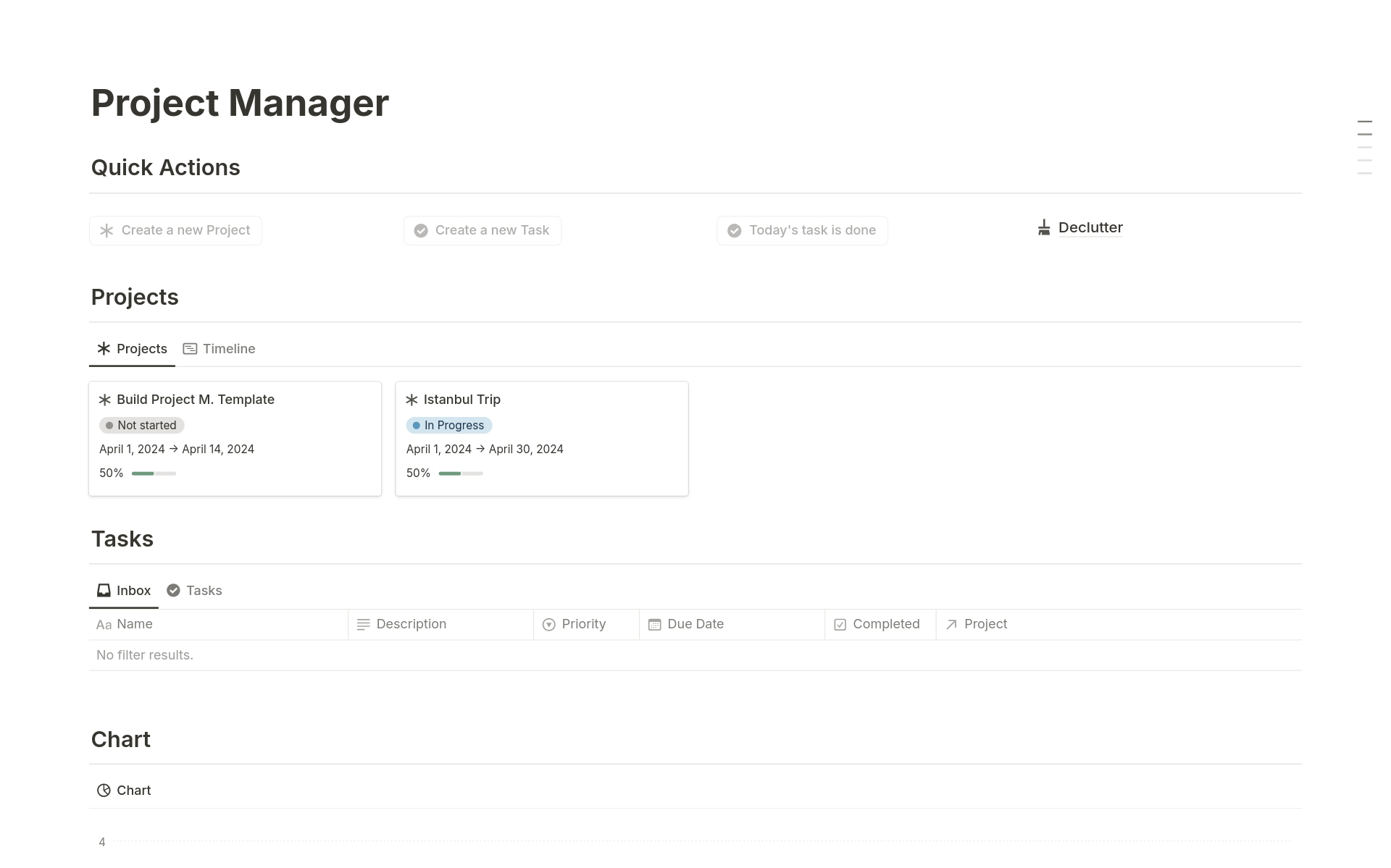 Project Manager Template | Notion Marketplace
