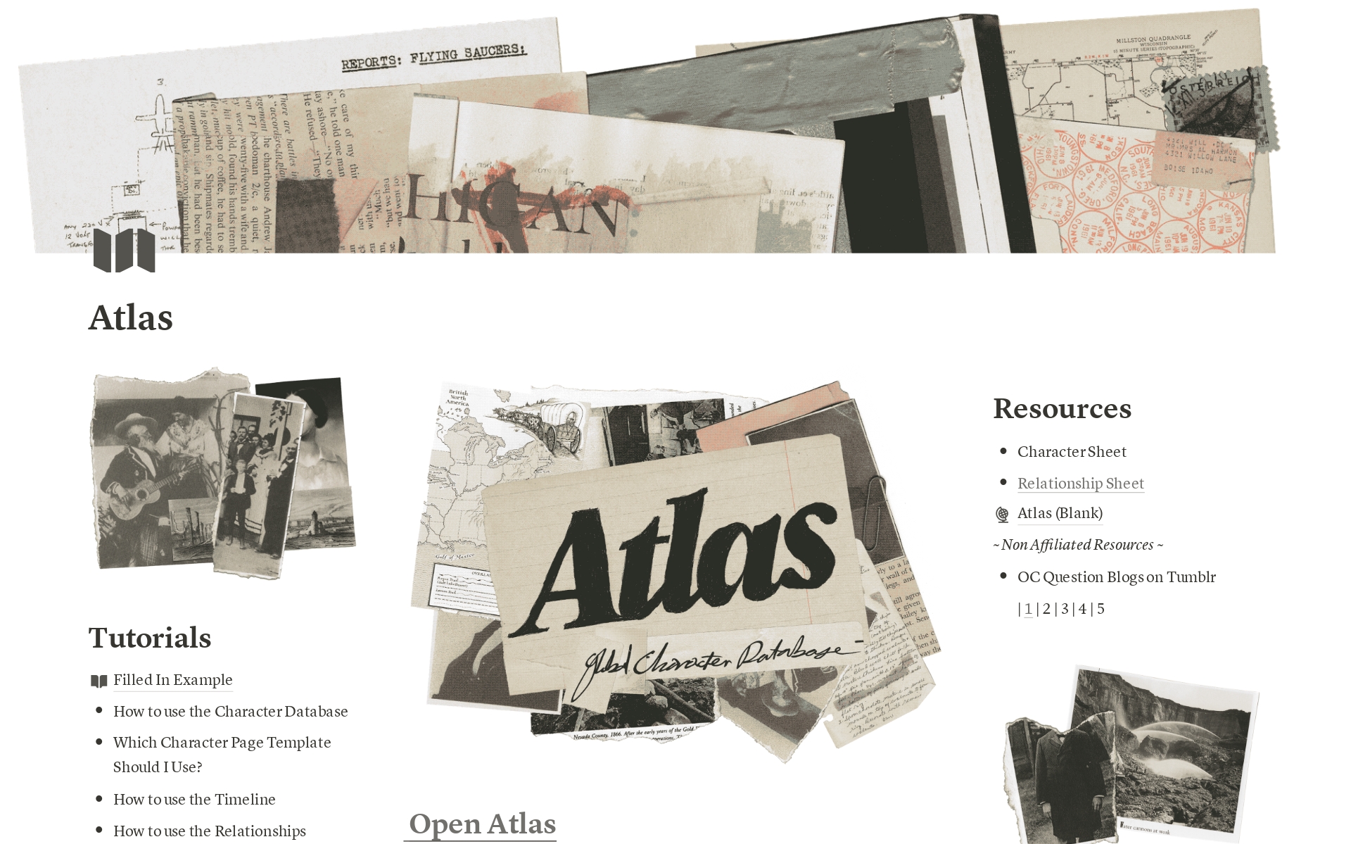 Atlas - Original Character Database Template by Atlas | Notion Marketplace