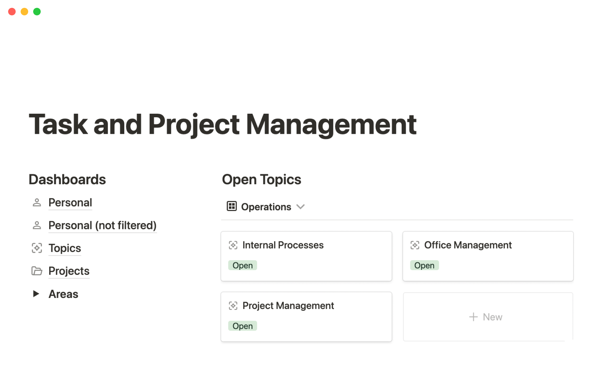 Task & project management Template | Notion Marketplace