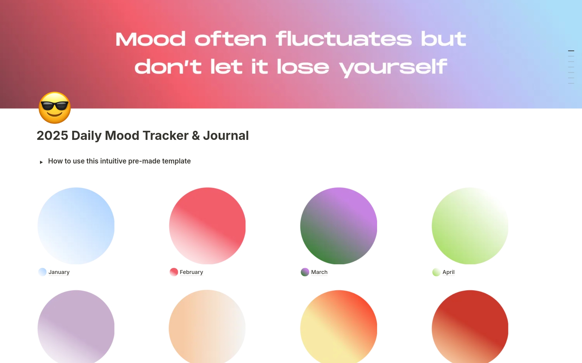 Daily Mood Tracker & Journal のプレビュー
