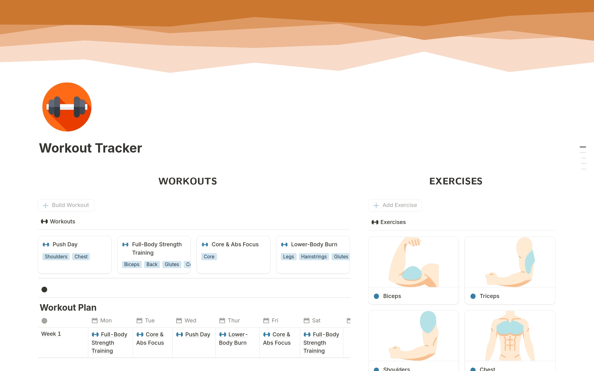 Fitness & Workout Tracker のプレビュー