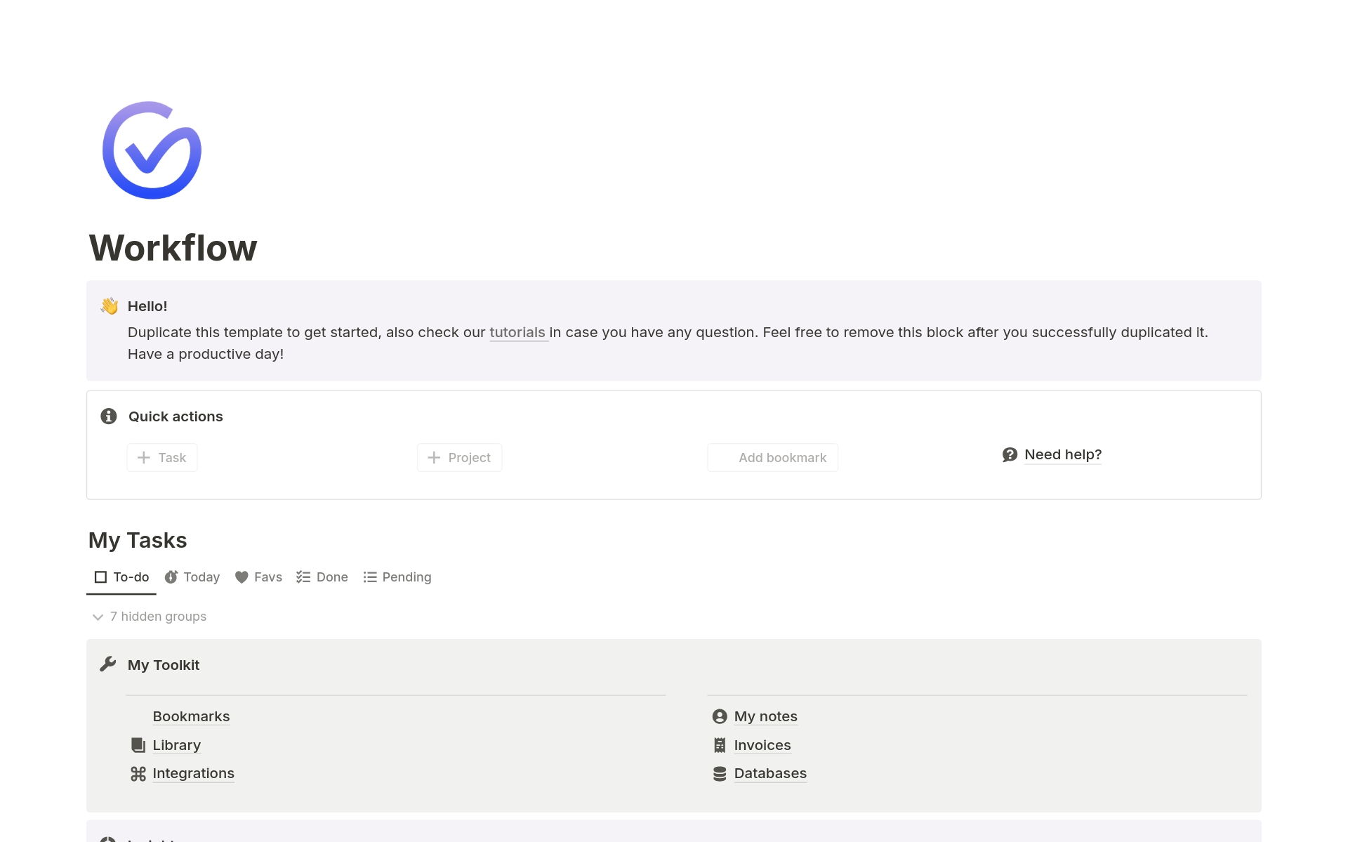 Workflow Template | Notion Marketplace
