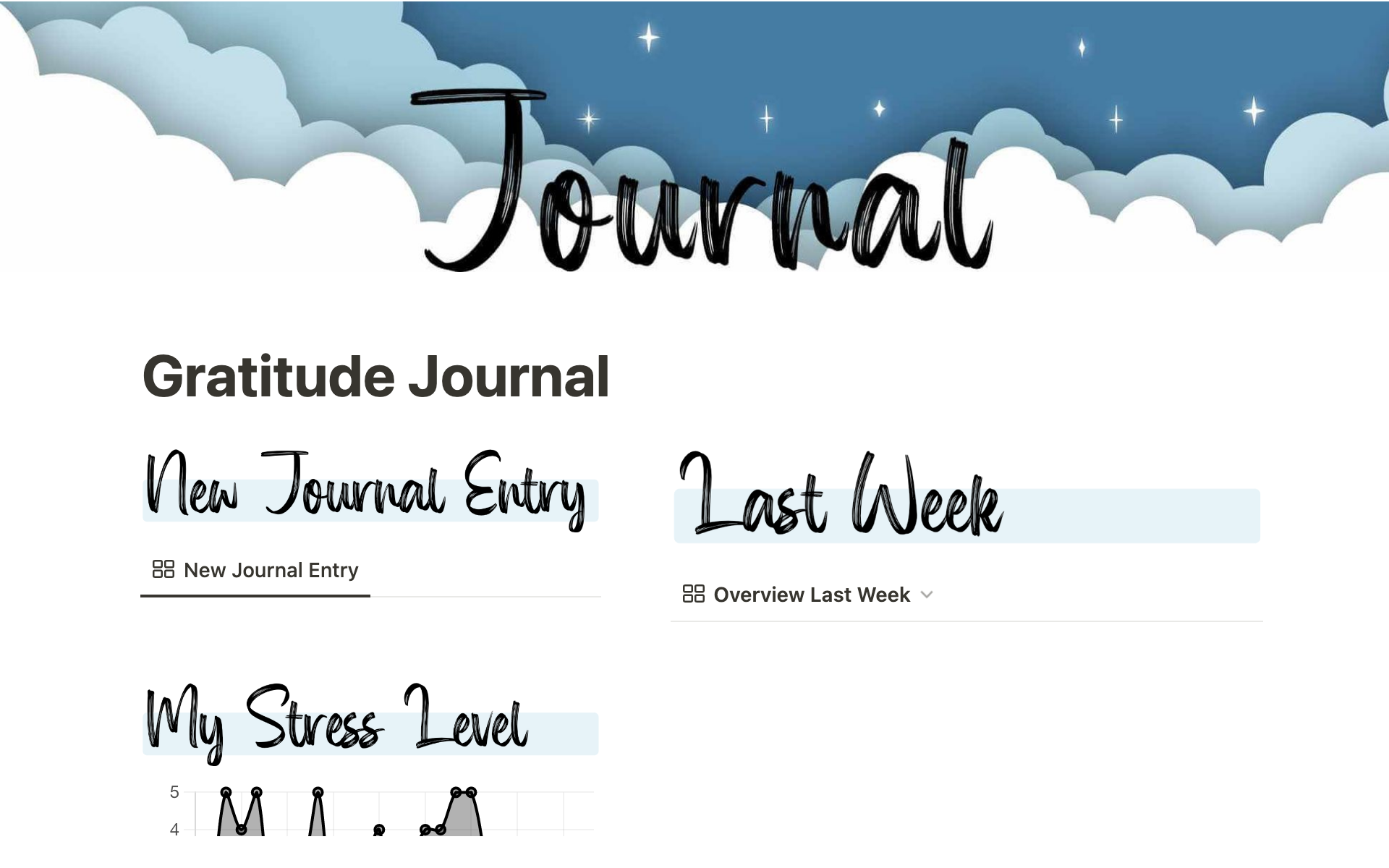 Digital gratitude journal のプレビュー