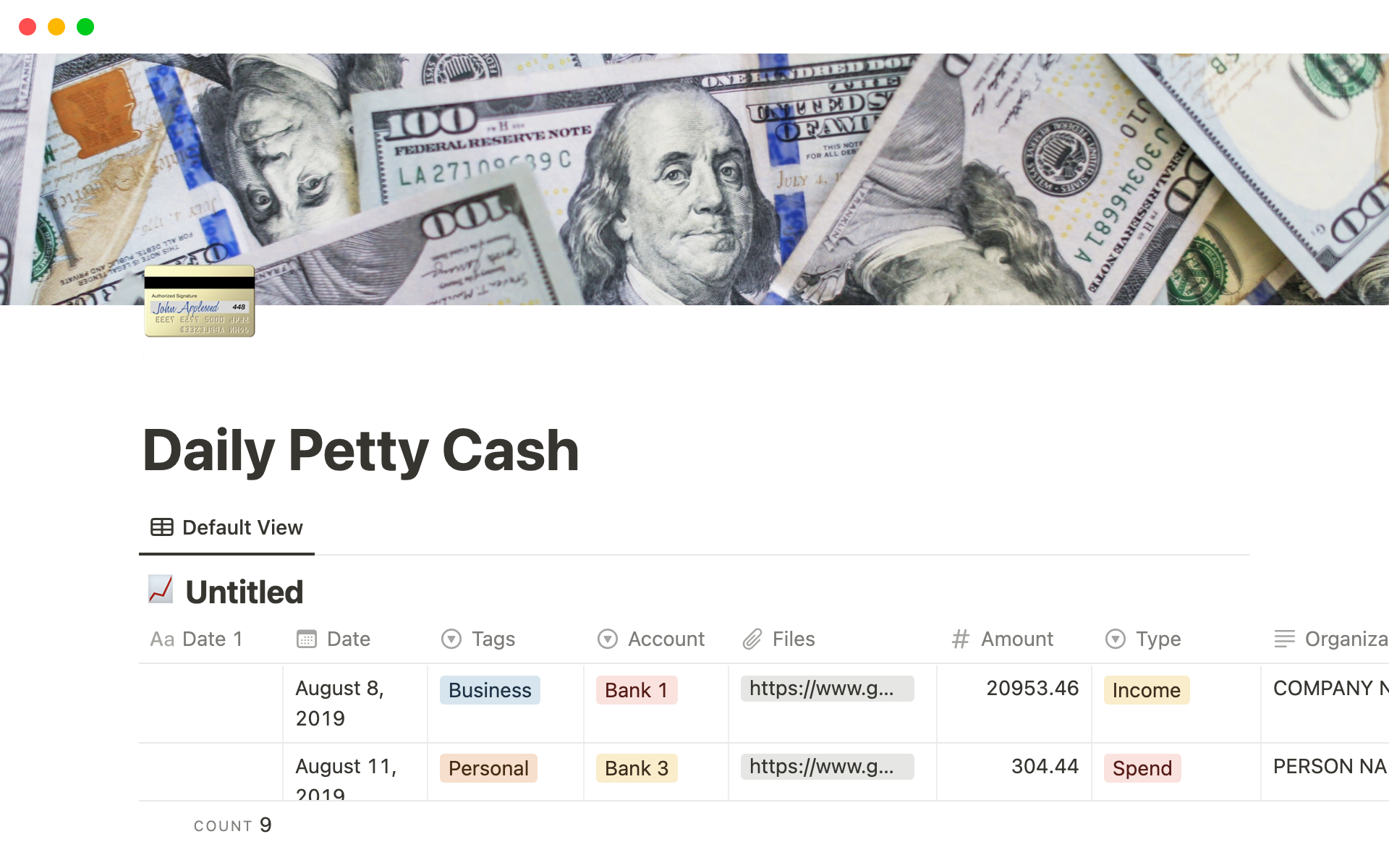 Daily Petty Cash Notion Template Template by Digital Templates HQ | Notion  Marketplace