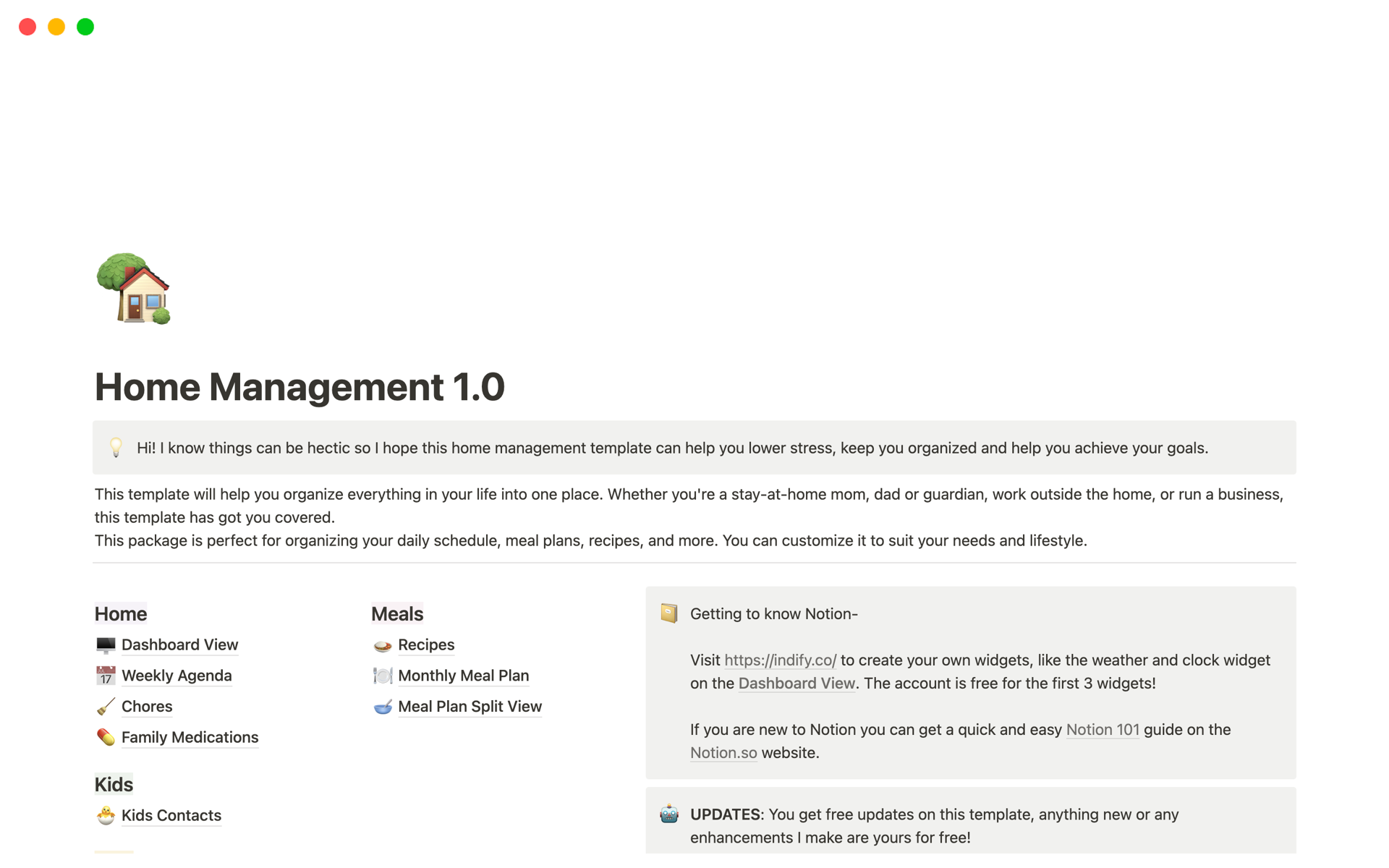 Family Home Management のプレビュー