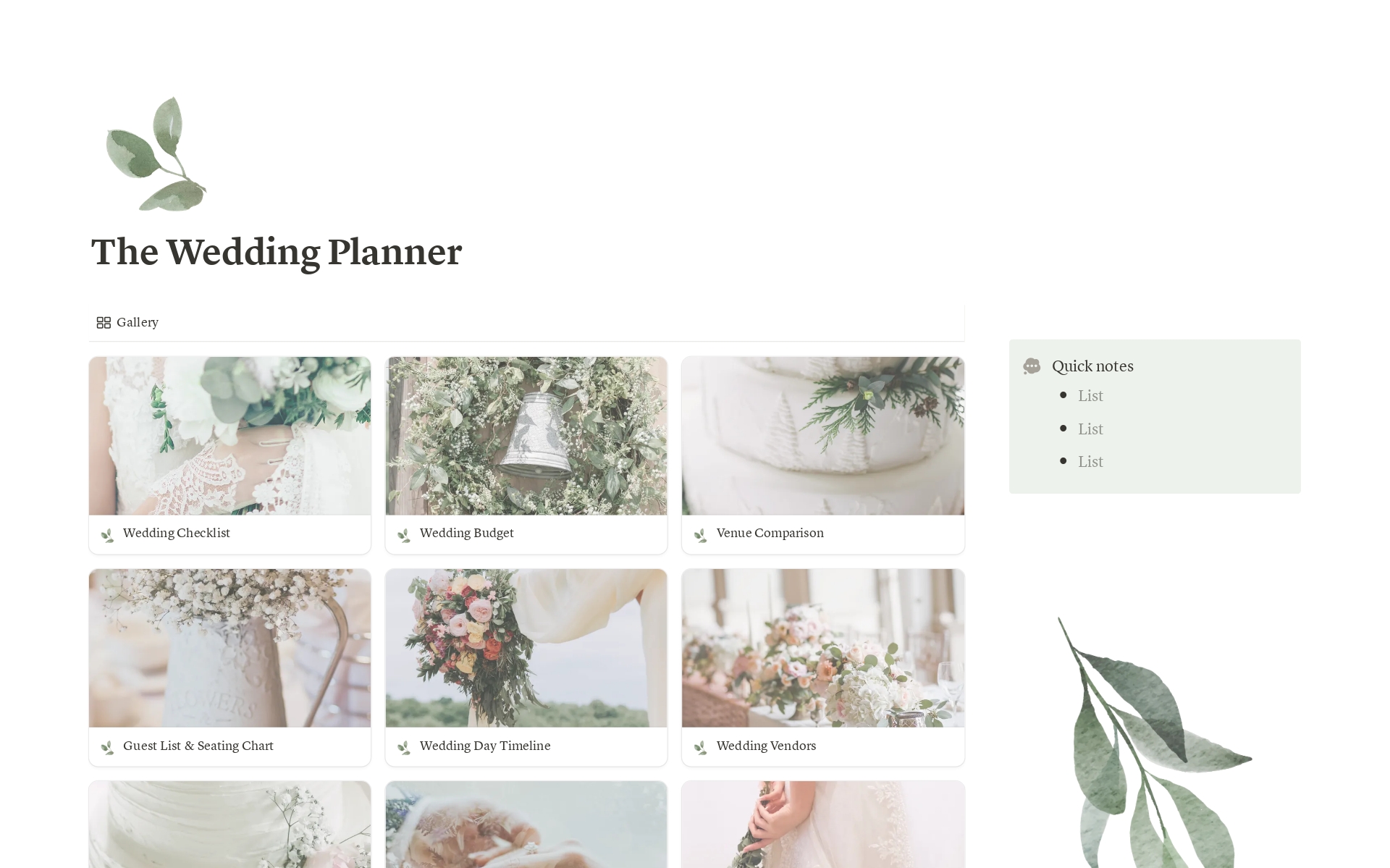 The Wedding Planner のプレビュー