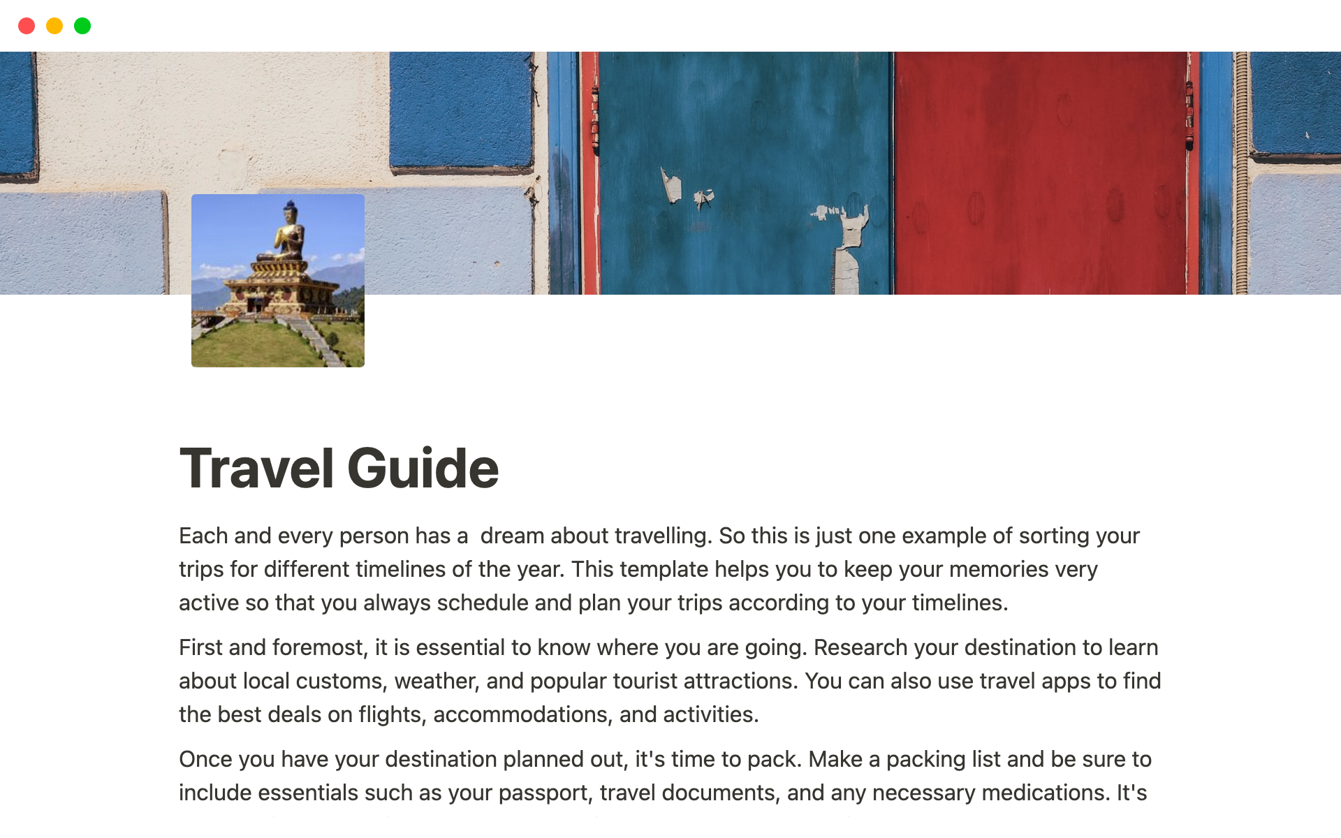 Travel guide examples | Benkens.blog