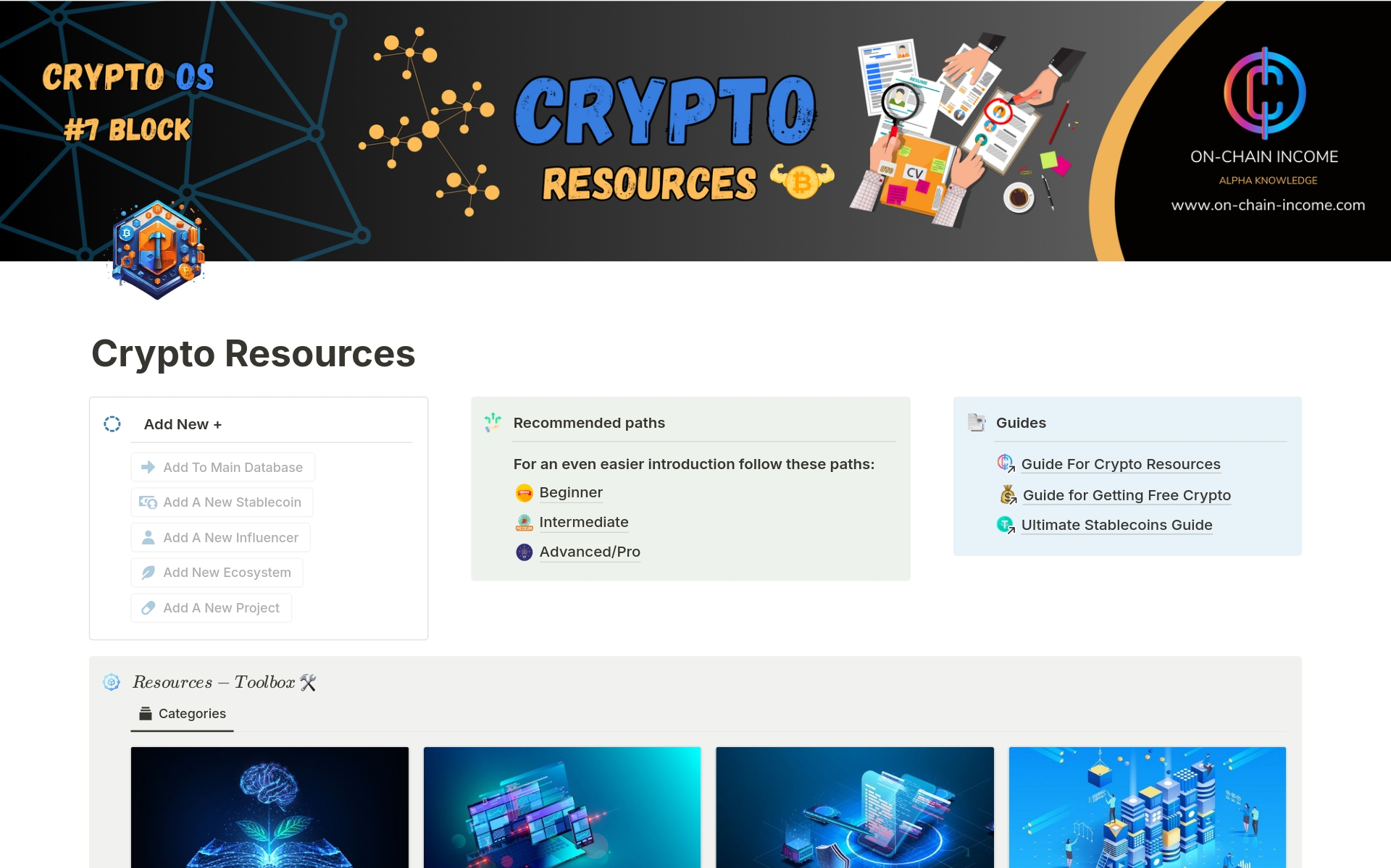 Crypto Hub: Nodes Control Template by Creator Anatoliy | Notion Marketplace