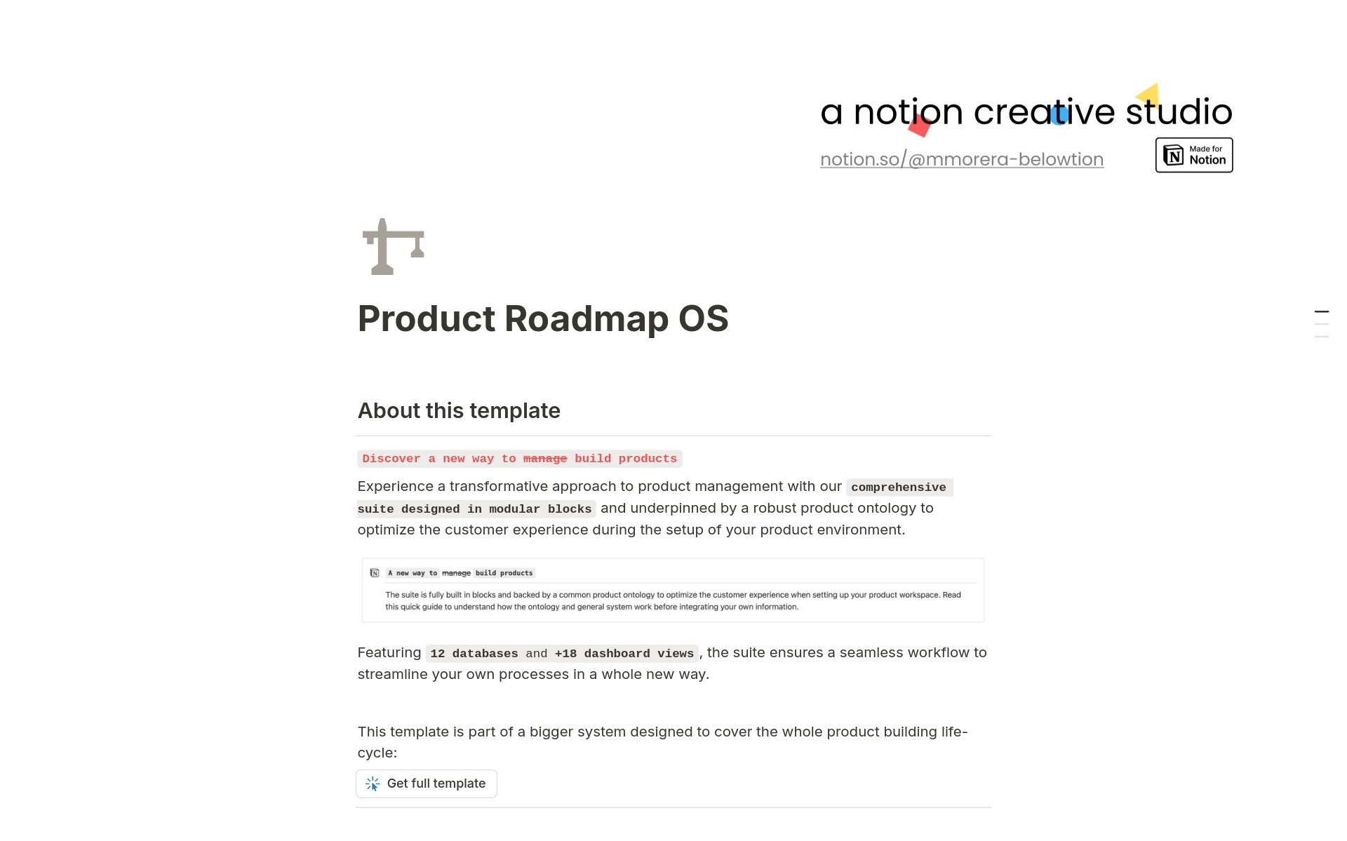 Product Roadmap 🗺️ Template | Notion Marketplace