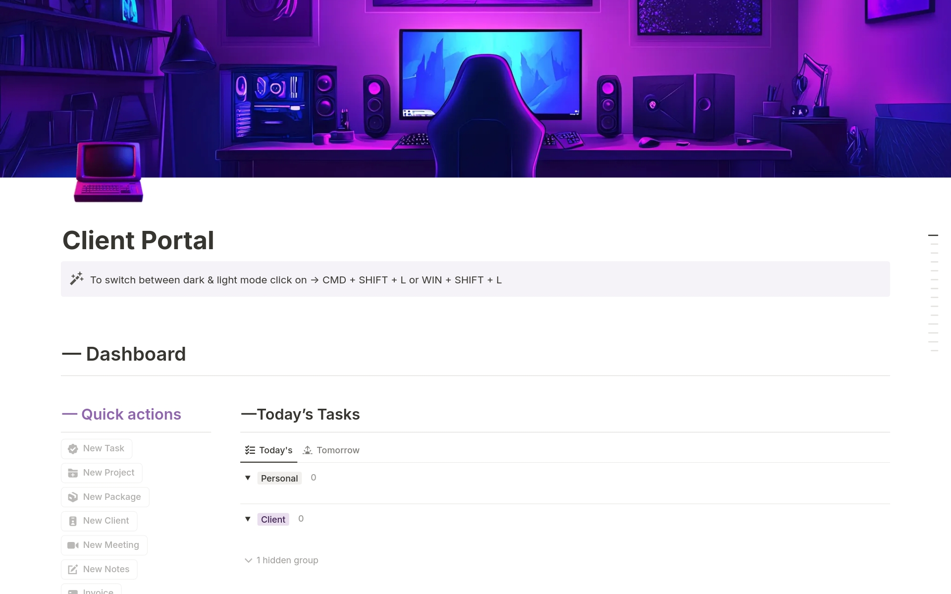 Client Portal のプレビュー