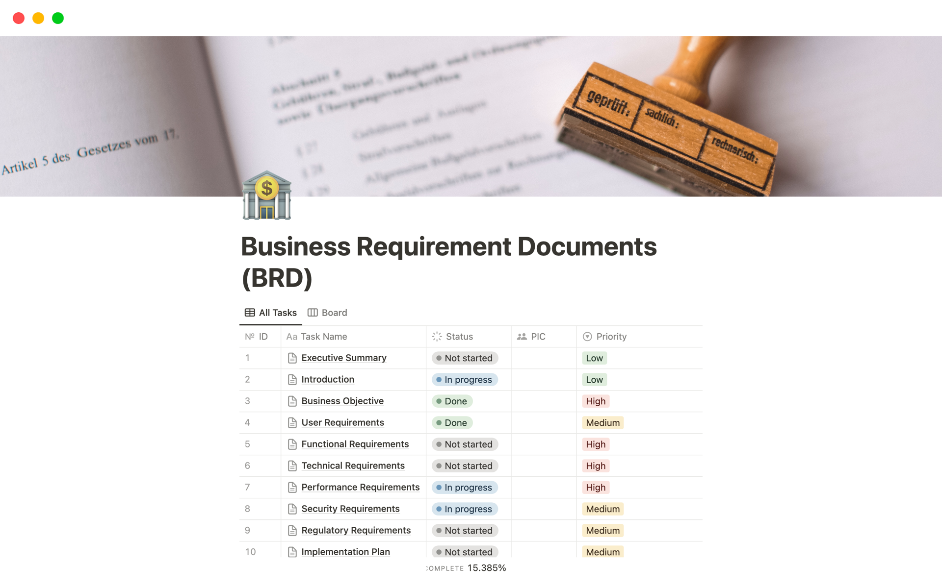 Business Requirement Documents (BRD) Template by Bayu Herdiawan ...