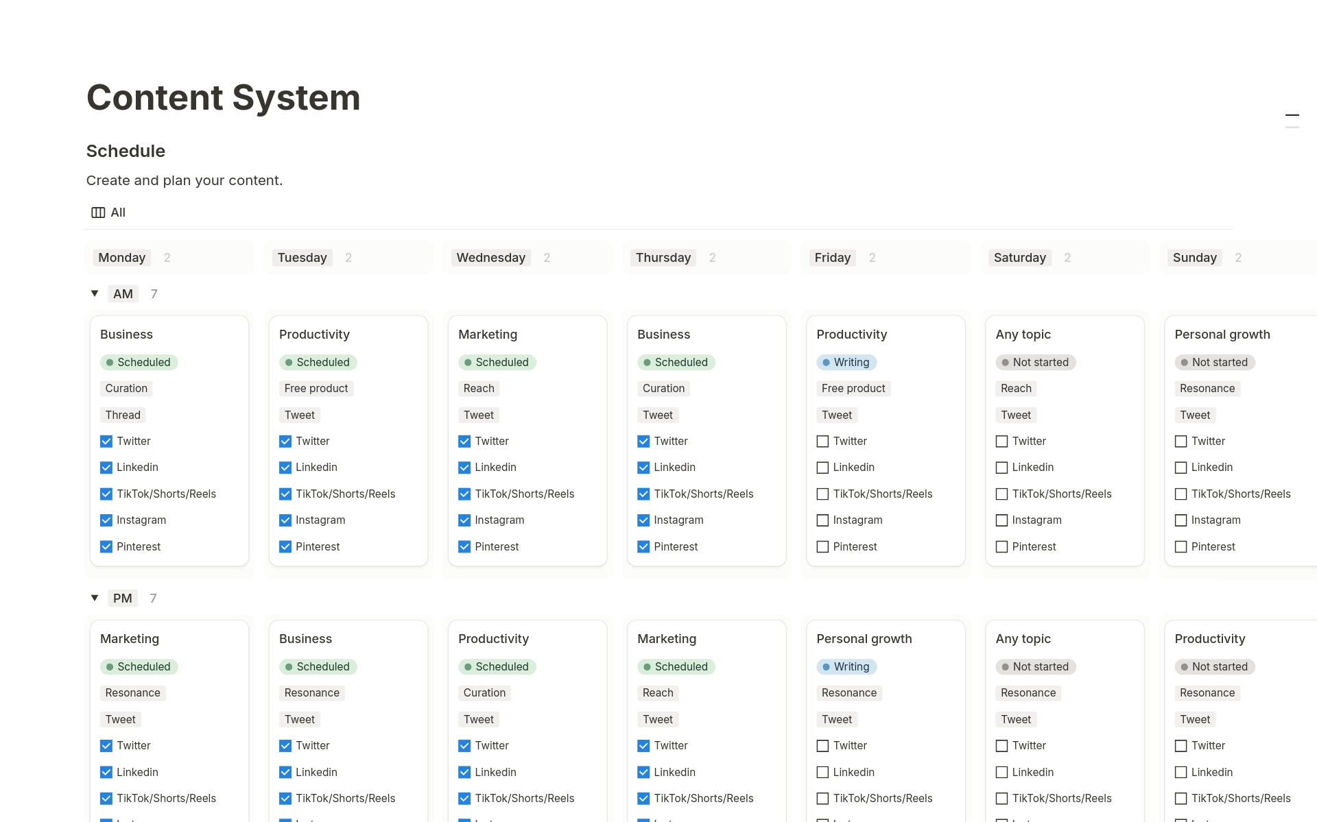 Content System