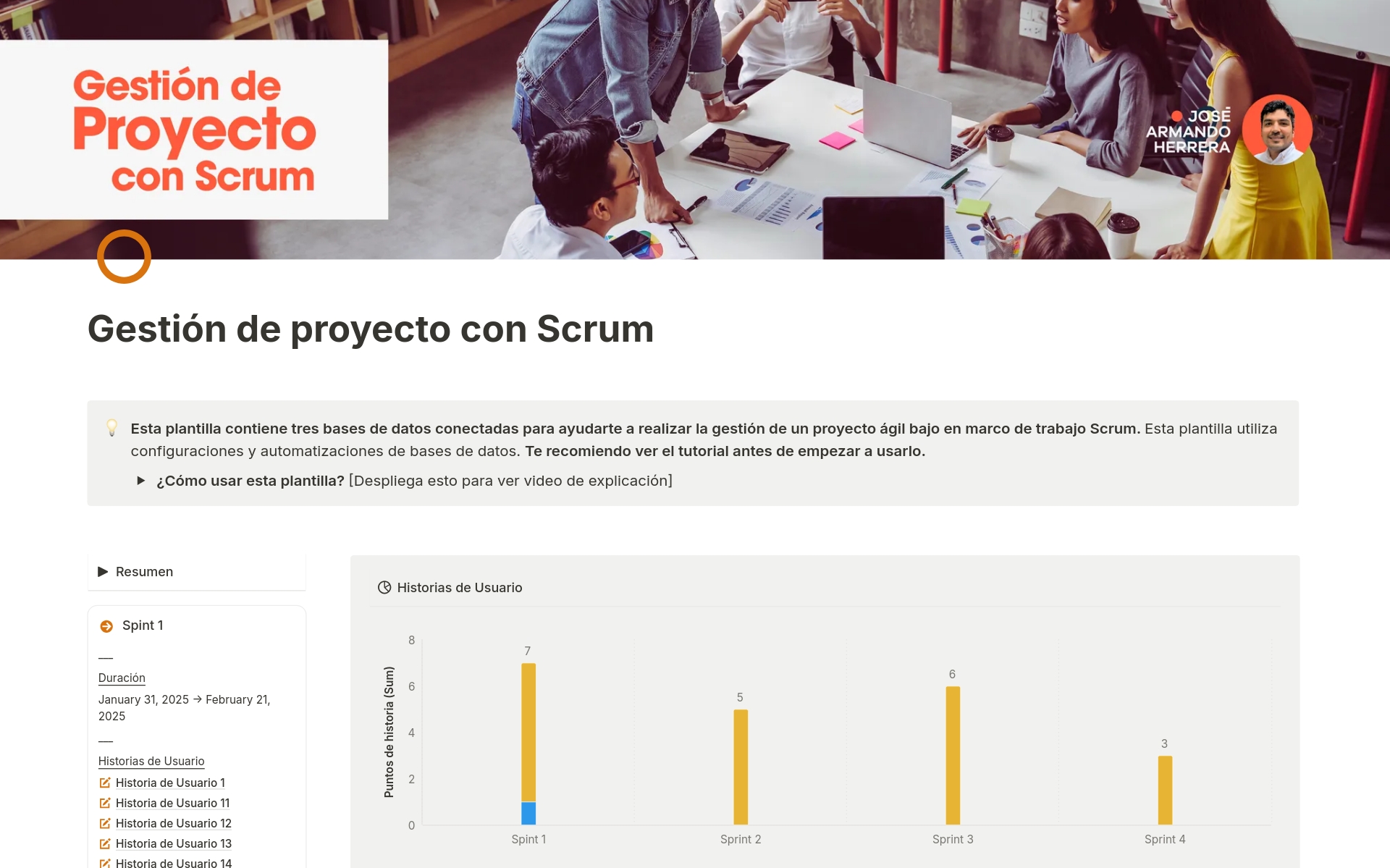 Gestión de Proyecto con Scrum