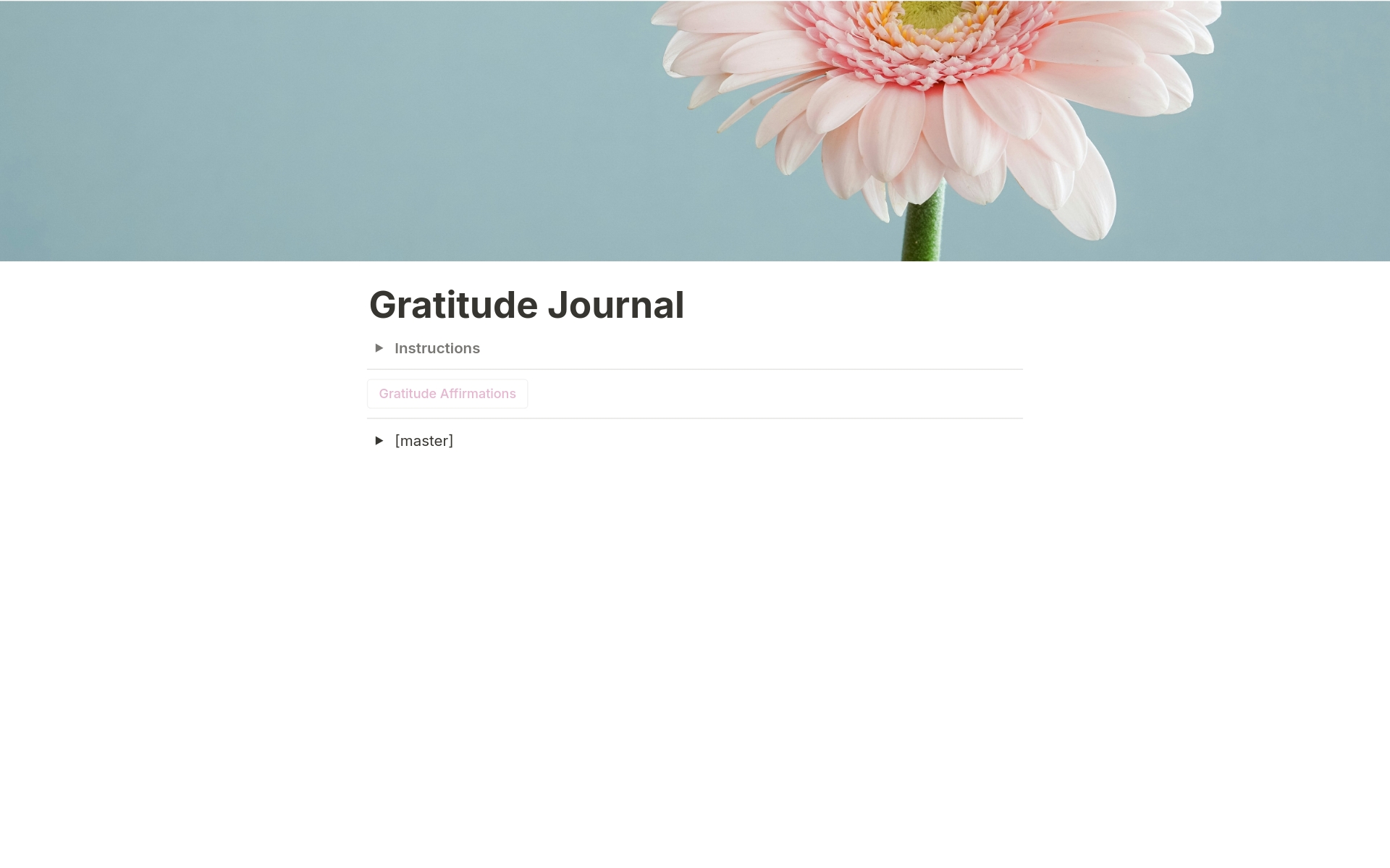 Gratitude Journal のプレビュー