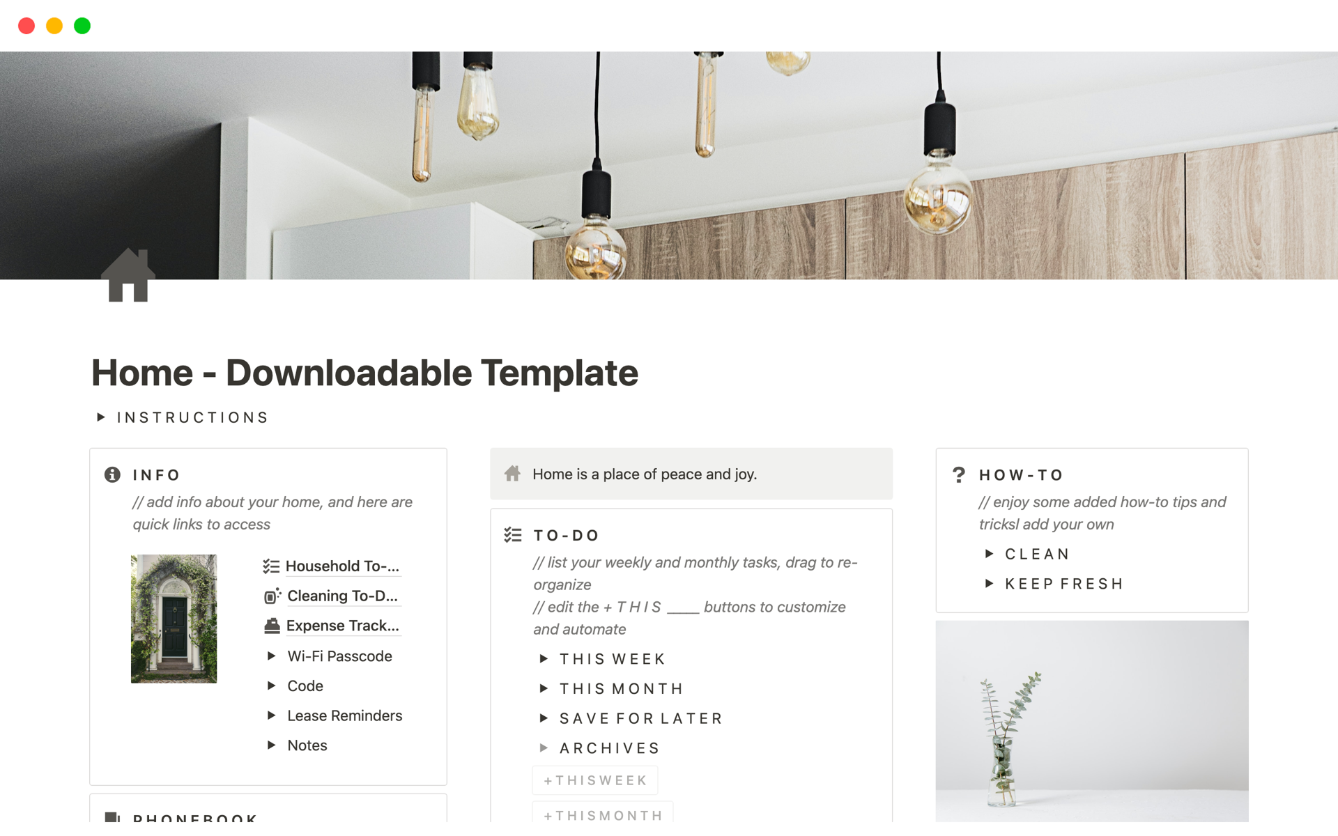 Home: All-in-one House Management Hub のプレビュー