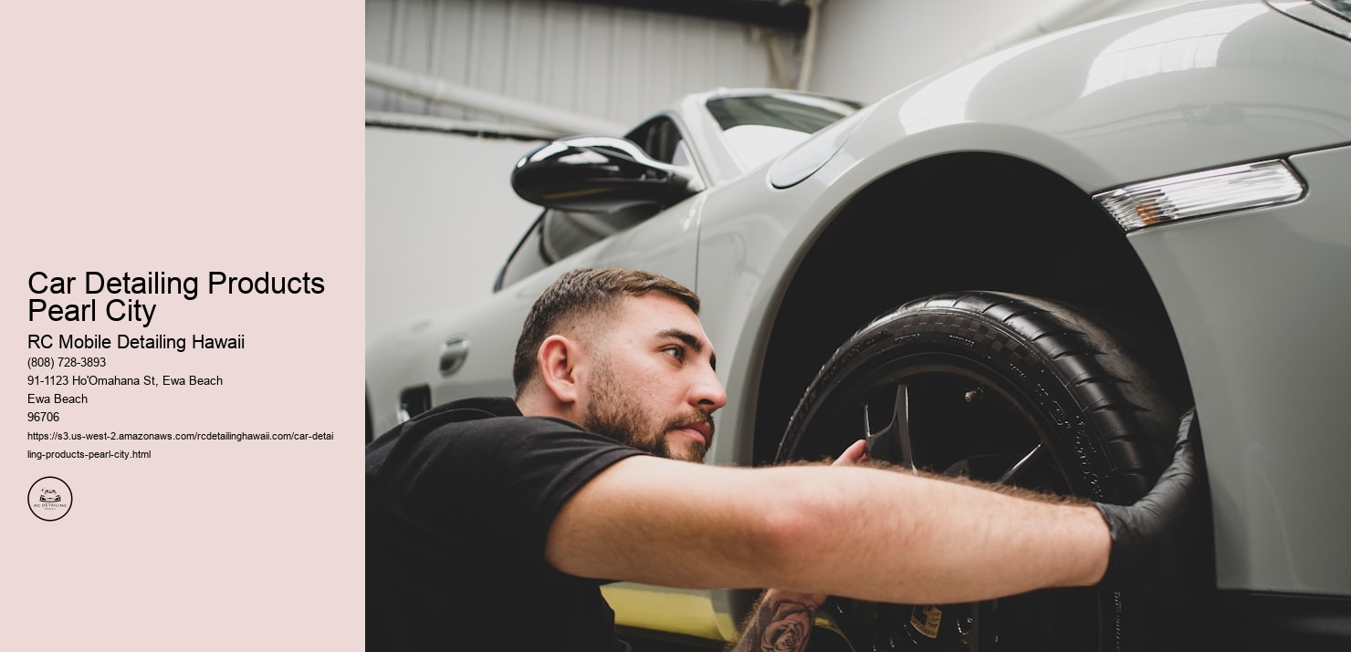 Car Detailing Products Pearl City RC Mobile Detailing Hawaii Car Detailing Products Pearl City