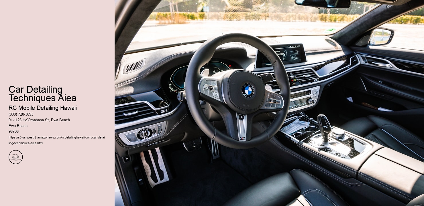 Car Detailing Techniques Aiea RC Mobile Detailing Hawaii Car Detailing Techniques Aiea